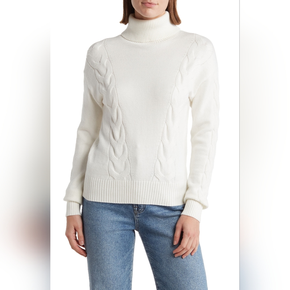 Women's Laundry by Shelli Segal Cable Knit Sweater NWT size M